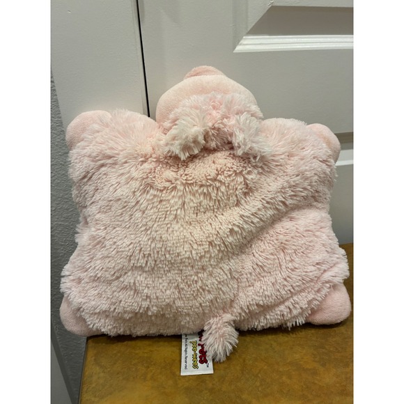 Pillow Pets Pee-wees Pink Pig Plush Stuffed Animal Small 11 inch Travel Pillow - Picture 5 of 9